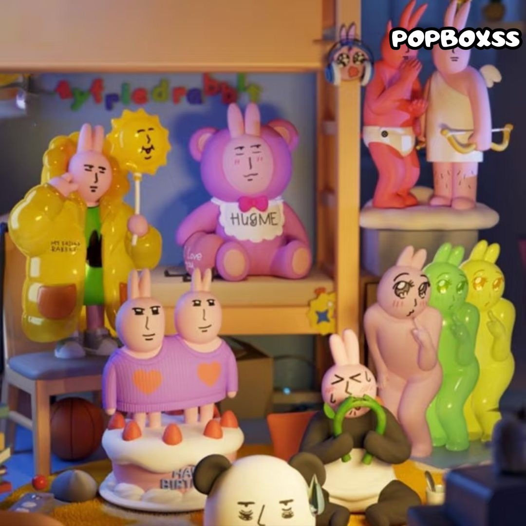 PLZDOT My Friend Rabbit Beautiful Mood Series Figure Blind Box - POPBOXSS