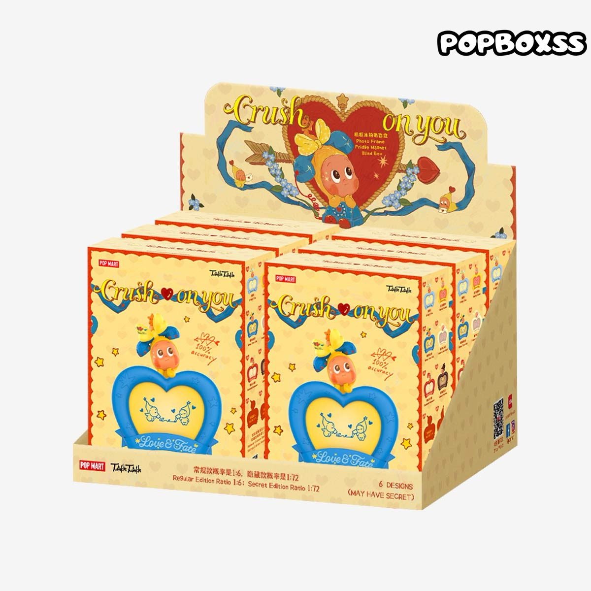 POP MART Twinkle Twinkle Crush On You Series Photo Frame Fridge Magnet Blind Box - POPBOXSS