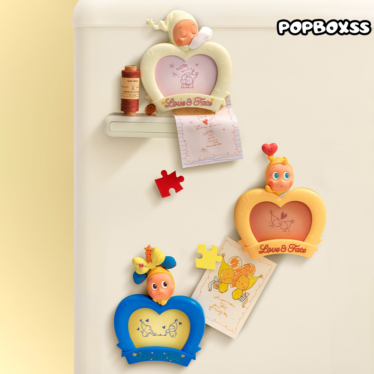 POP MART Twinkle Twinkle Crush On You Series Photo Frame Fridge Magnet Blind Box - POPBOXSS