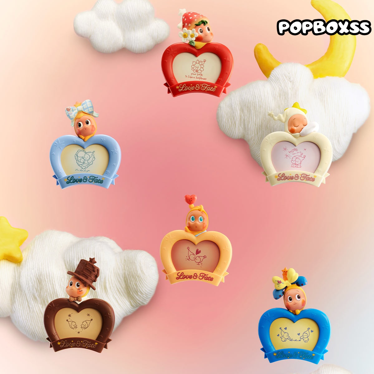 POP MART Twinkle Twinkle Crush On You Series Photo Frame Fridge Magnet Blind Box - POPBOXSS