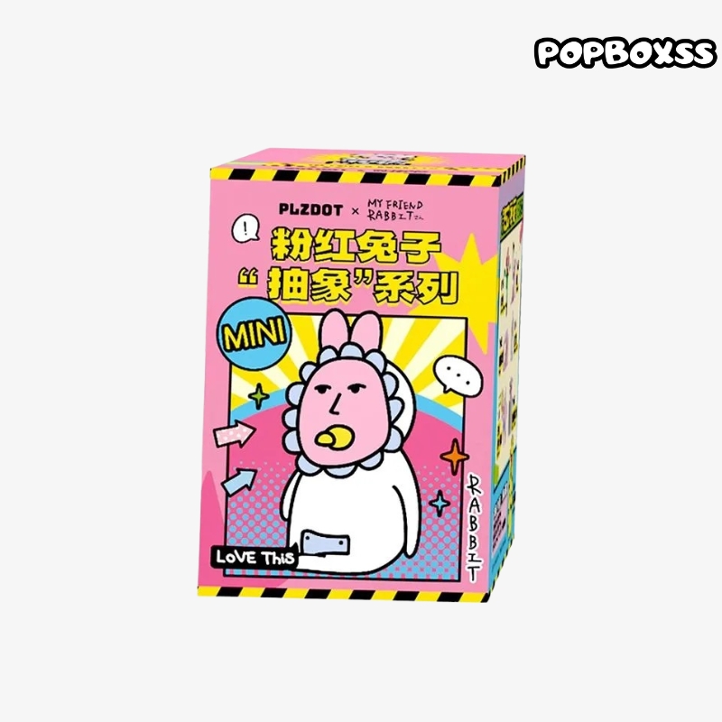 My Friend Pink Rabbit Abstract Series Mini Figure Blind Box - POPBOXSS