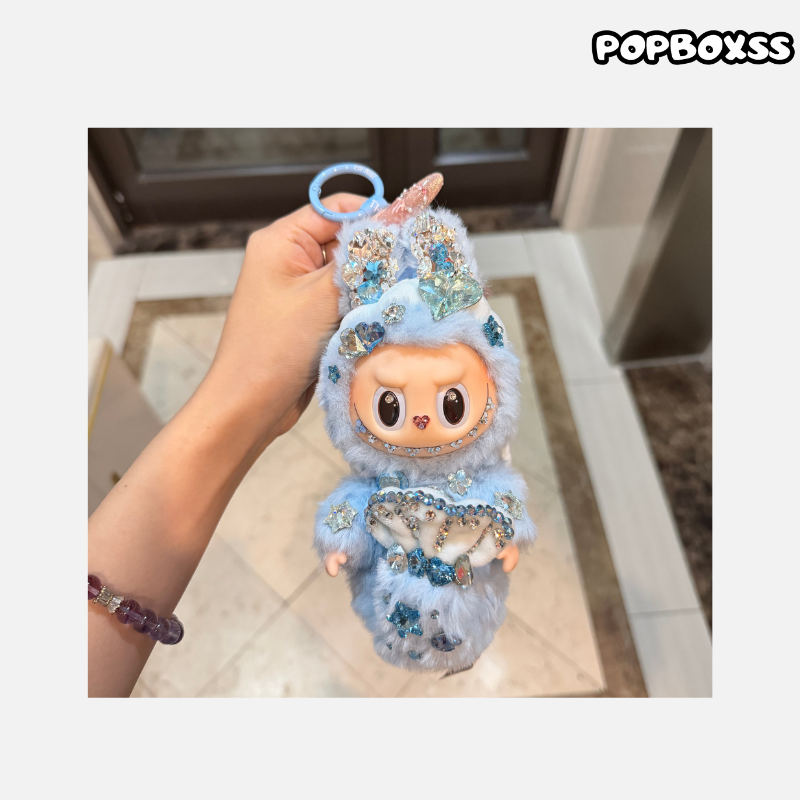 Labubu Swarovski Crystal Doll Clothes - POPBOXSS