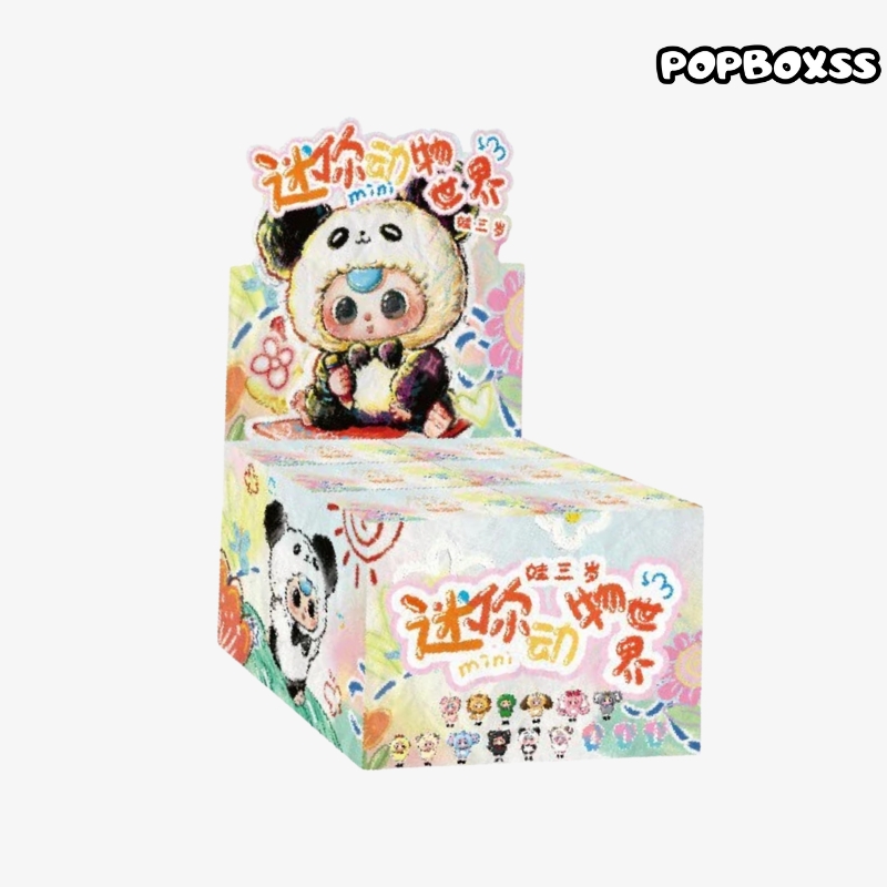 Baby Three Mini Animal World Series Plush Blind Box - POPBOXSS