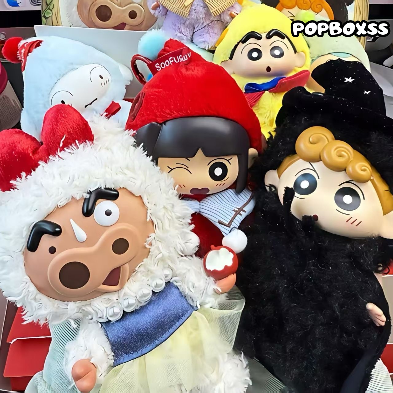 Crayon Shinchan Long Long Ago Series Plush Blind Box - POPBOXSS