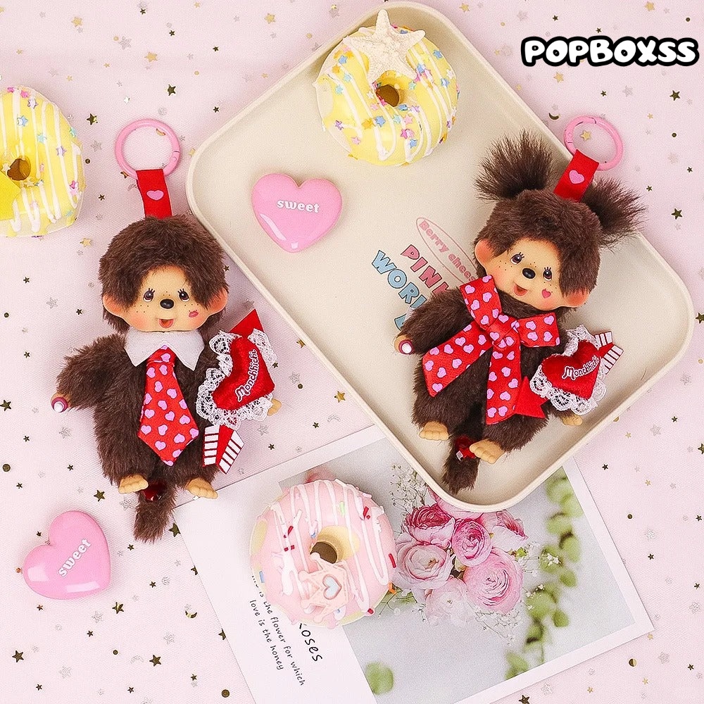 Monchhichi Kiss Love Series Plush Keychain - POPBOXSS