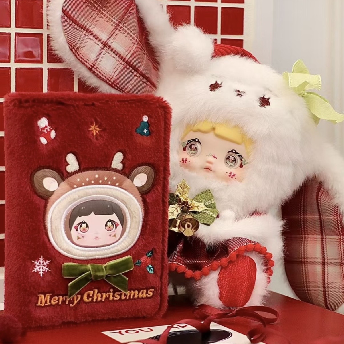 Nommi Merry Chrismas Plush notebook - POPBOXSS