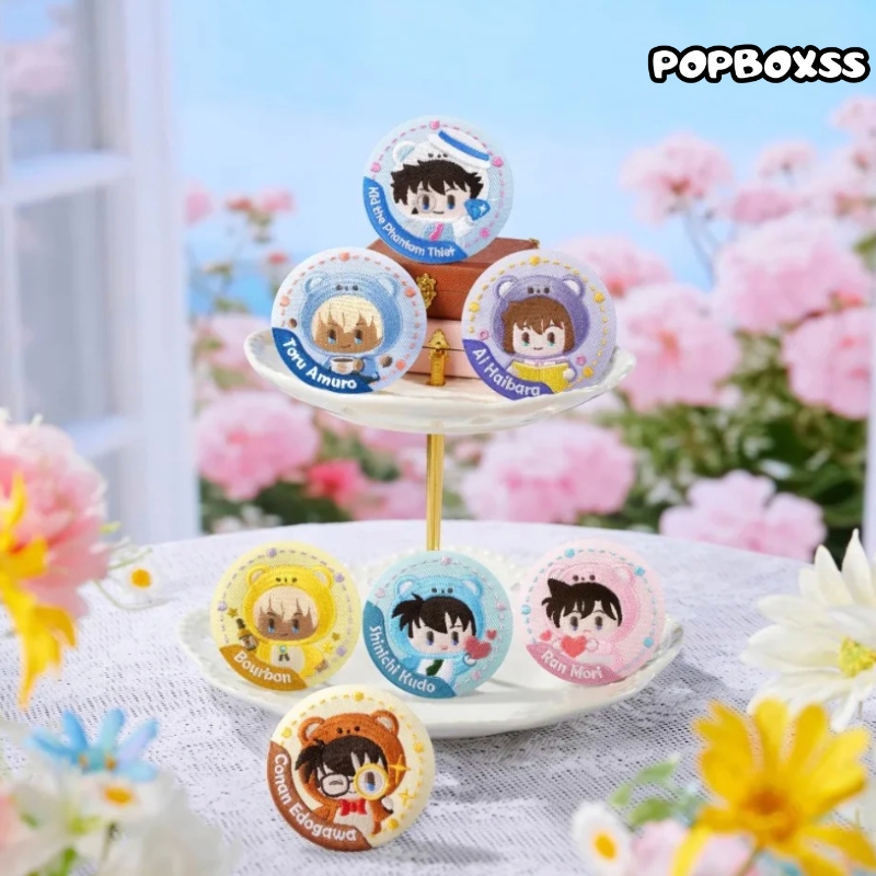 Detective Conan Bear Dectective Series Badge Blind Box - POPBOXSS