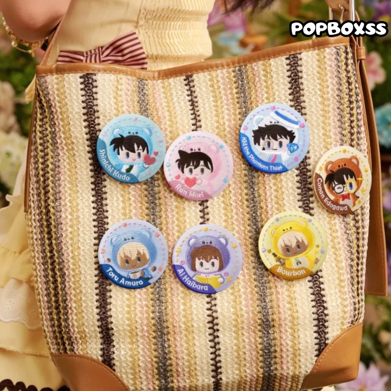 Detective Conan Bear Dectective Series Badge Blind Box - POPBOXSS