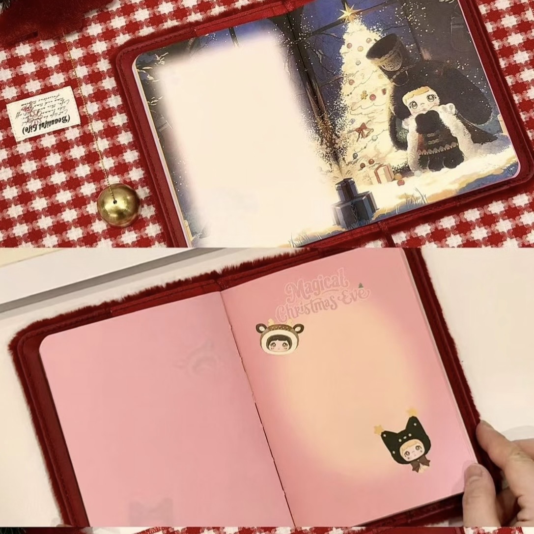 Nommi Merry Chrismas Plush notebook - POPBOXSS