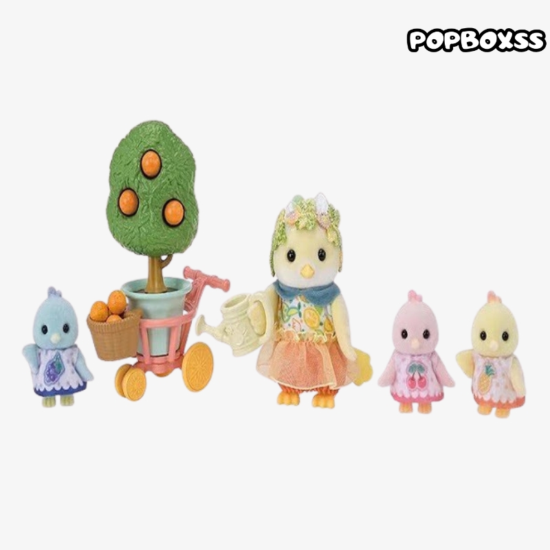 Sylvanian Families Citrus Bird Family Series Figure - POPBOXSS