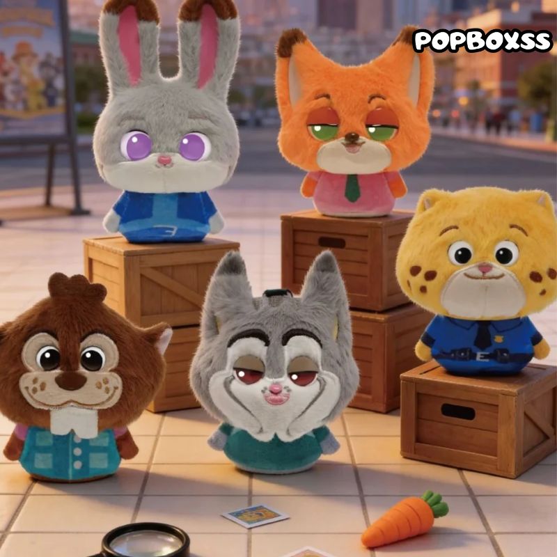 DSN Zootopia 2 Bouncing Fluffy Series Plush Blind Box - POPBOXSS