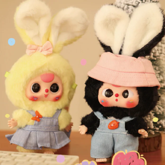 Baby Three Macaron Cute Bunny Series Plush Dolls, Blind Box - POPBOXSS