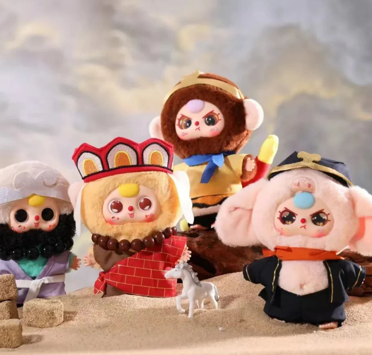 Baby Three Havoc in Heaven Series Plush Dolls, Blind Box - POPBOXSS