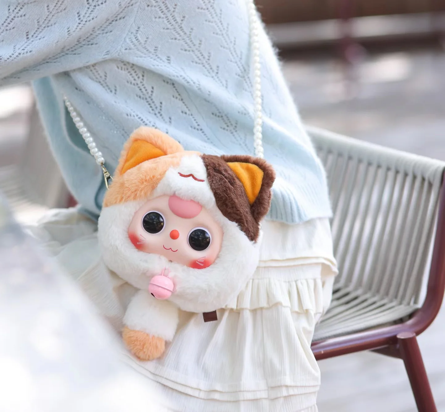Baby Three - Fortune Cat Zipper Bag Plush Blind Box - POPBOXSS