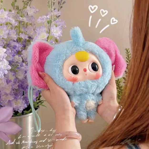 Baby Three - Big Head Baby Zipper Bag Plush Dolls, Blind Box - POPBOXSS