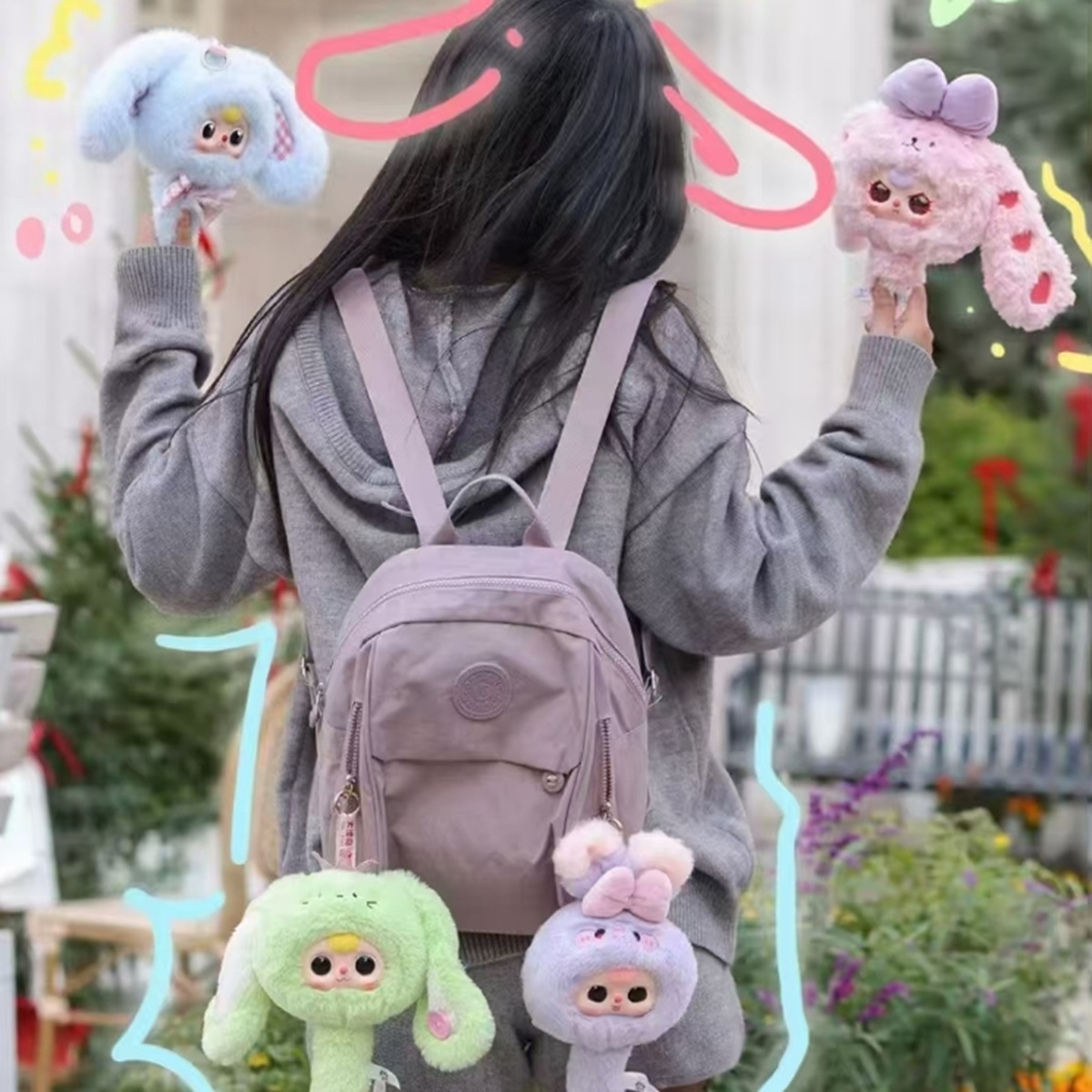 Baby Three Magic Mirror Series Plush Toy Blind Box - POPBOXSS