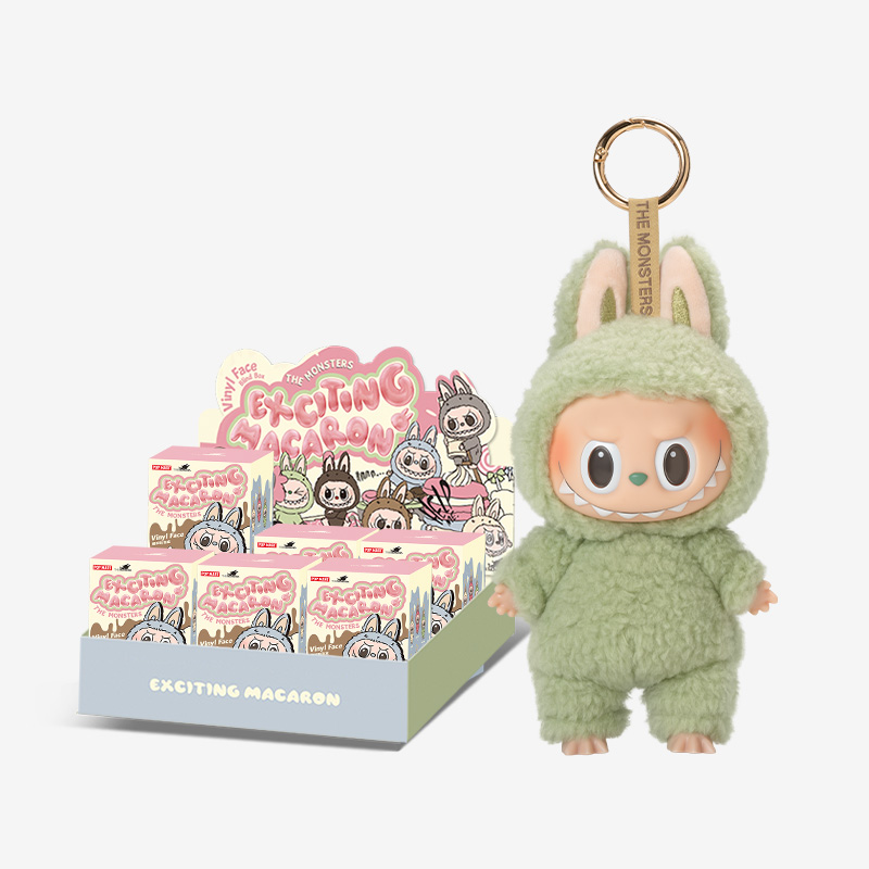 Labubu The Monsters Exciting Macaron Series Plush Pendant Blind Box - Pop Box