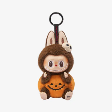 LABUBU Happy Halloween Party Series-Sitting Pumpkin Vinyl Plush Pendant - Pop Box