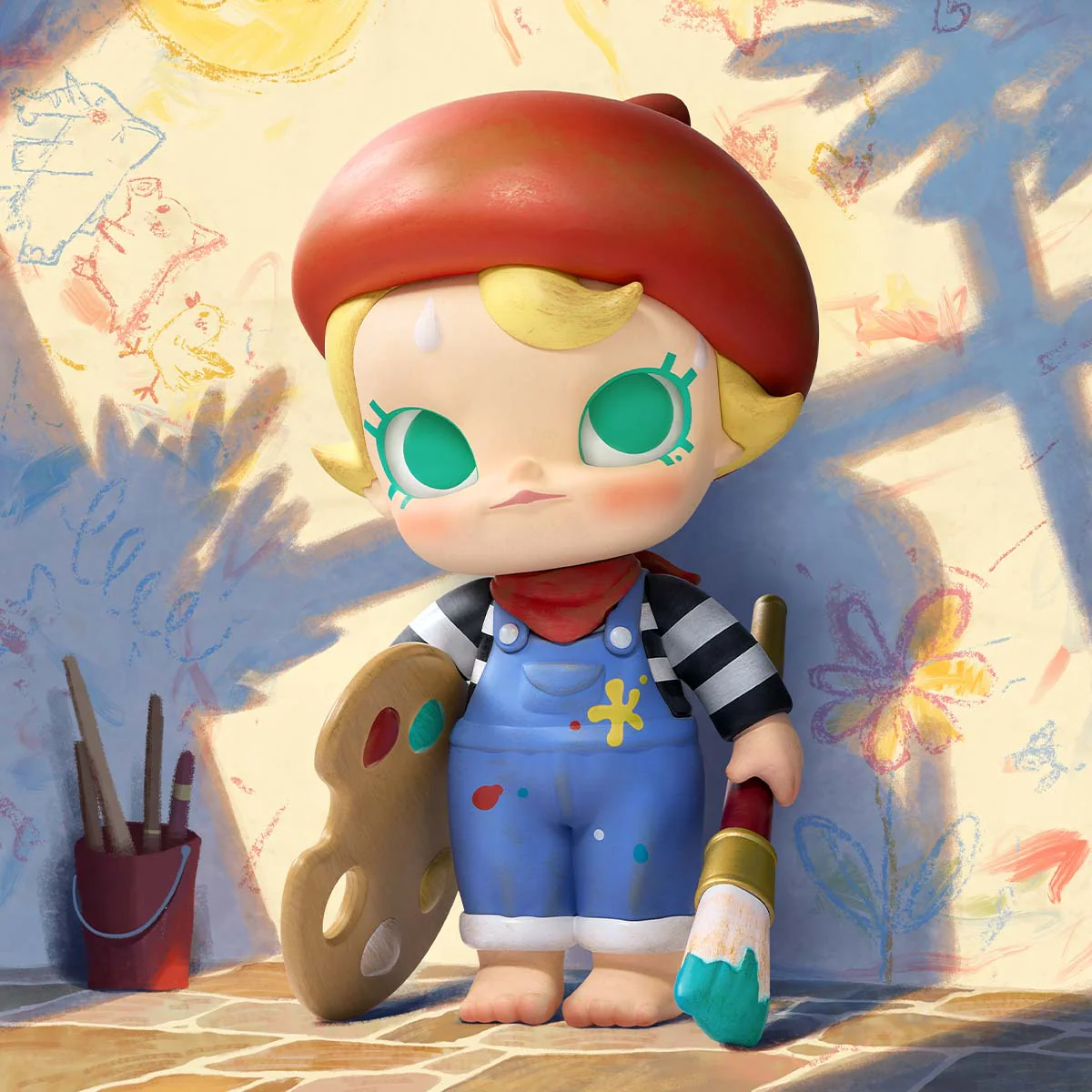Baby Molly Future Painter Figurine - POPBOXSS