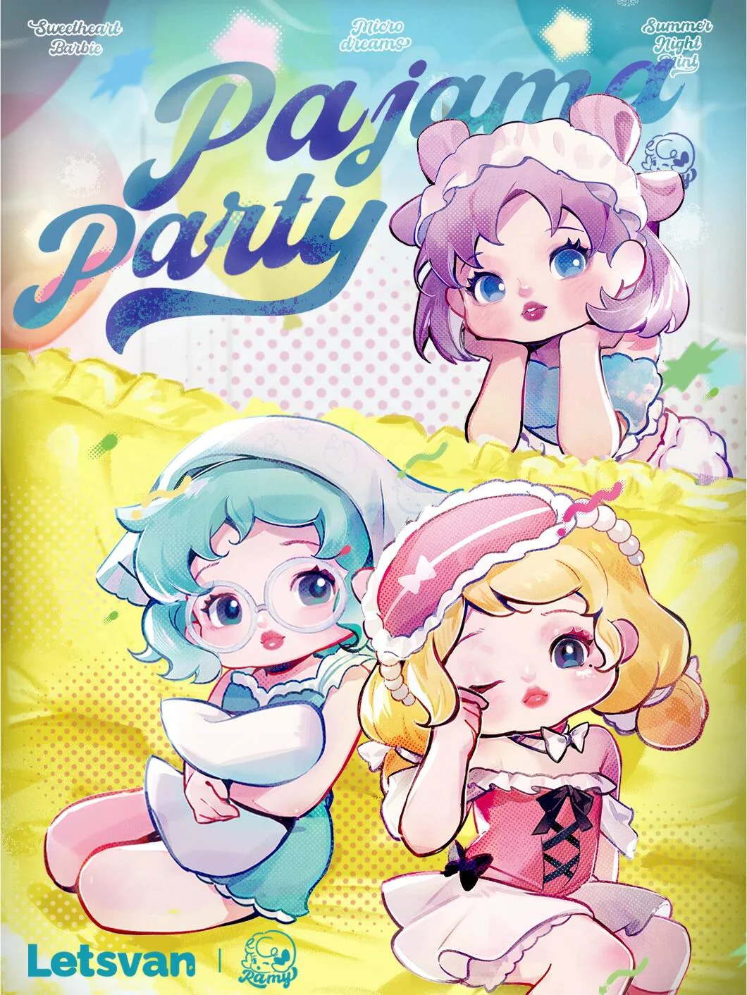 RAMY Pajamas Party Series Figures, Blind Box - POPBOXSS