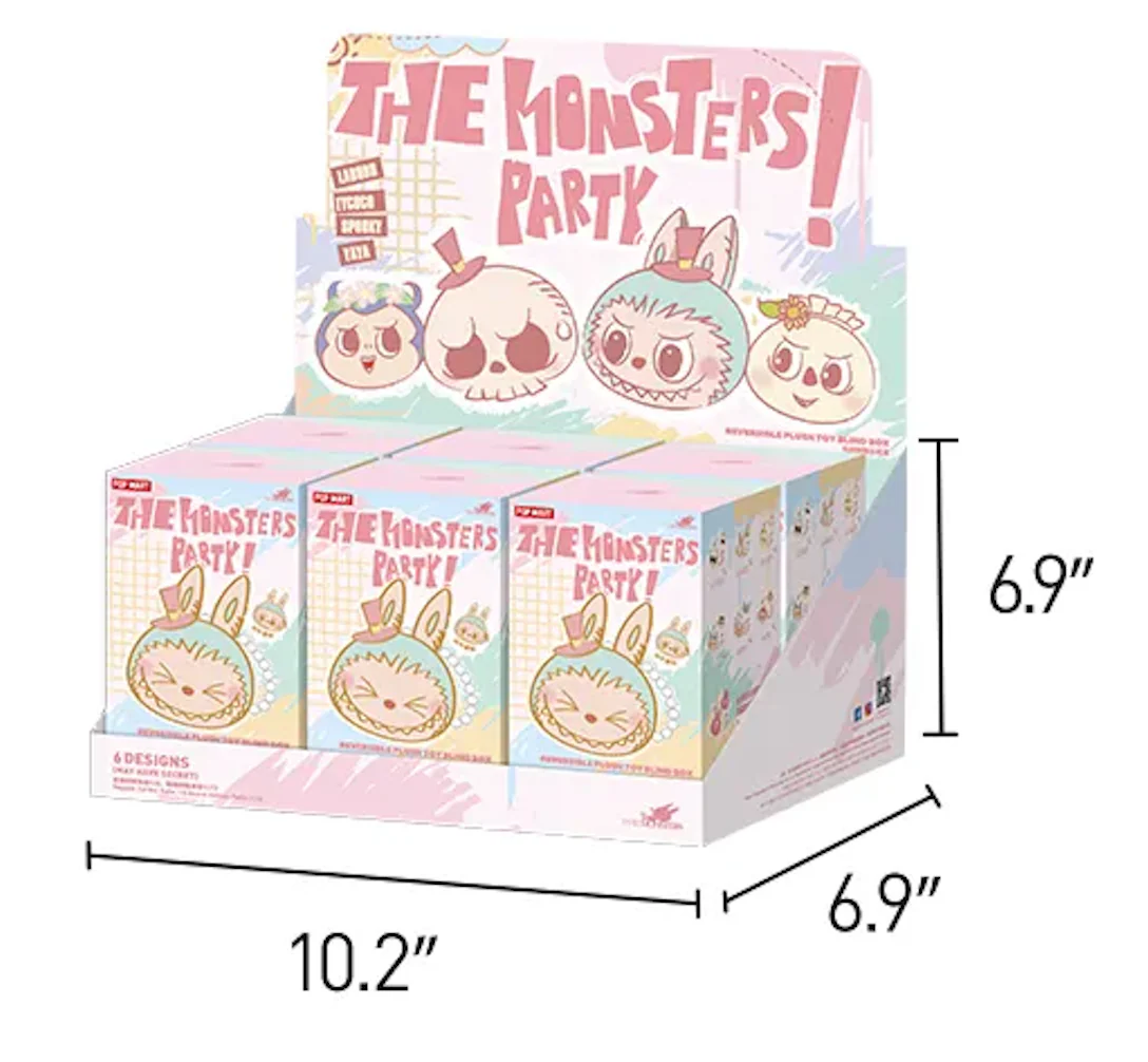 THE MONSTERS Party Series - Reversible Plush Blind Box - POPBOXSS