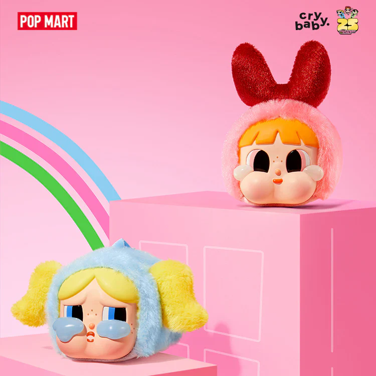 Crybaby x The Powerpuff Girls Vinyl Face Series Plush Dolls, Blind Box - POPBOXSS