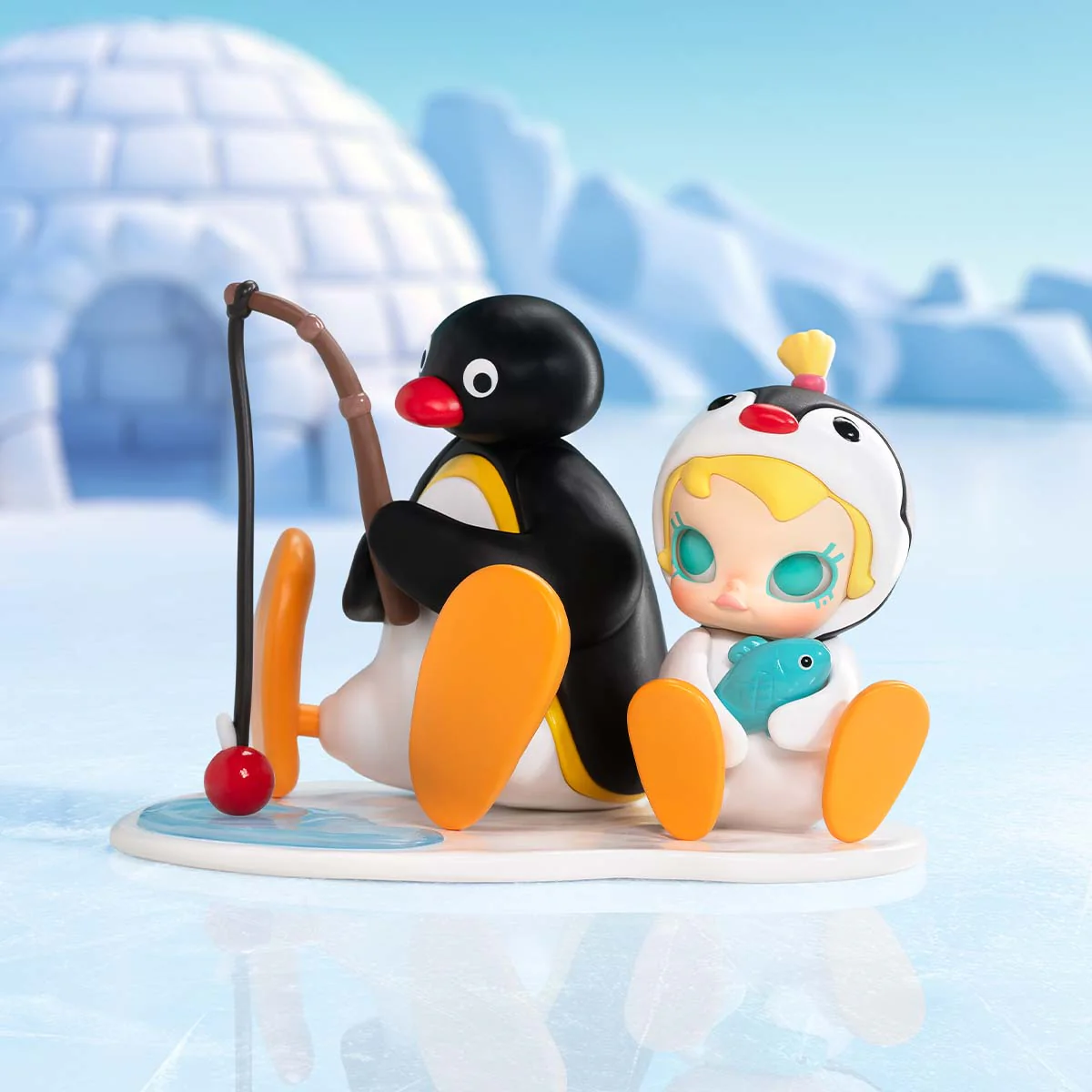 Baby Molly 脳 PINGU Fishing Time Figure - POPBOXSS