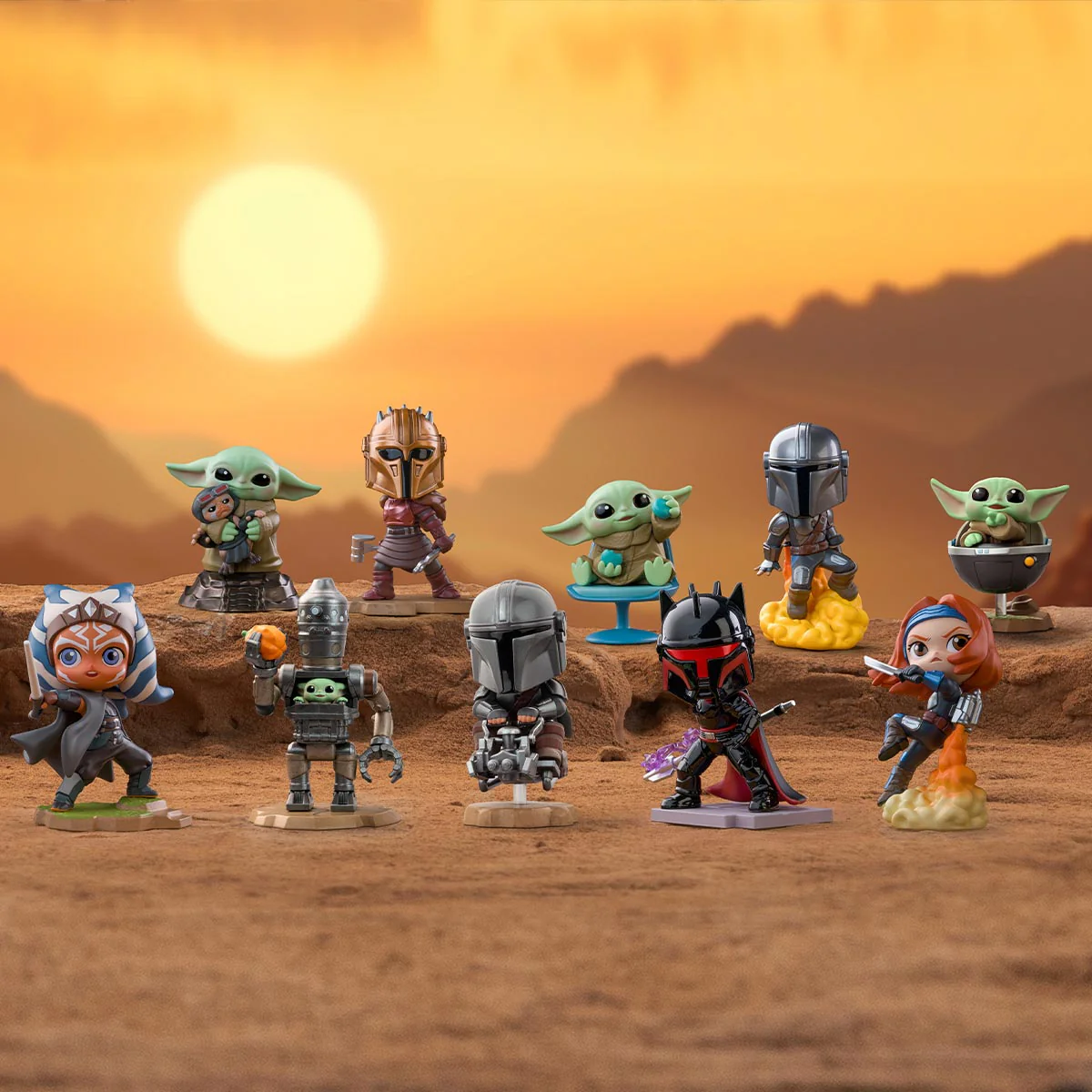 Star Wars Mandalorian Series Figures - POPBOXSS