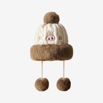 Warm Fluffy Holiday Series-LABUBU Plush Hat. - POPBOXSS