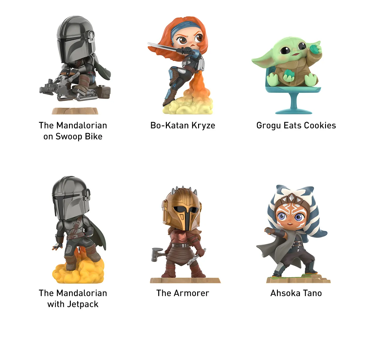Star Wars Mandalorian Series Figures - POPBOXSS