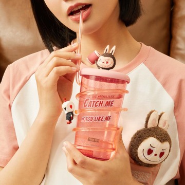 THE MONSTERS Catch Me lf YouLike Me Series-Straw Cup - POPBOXSS