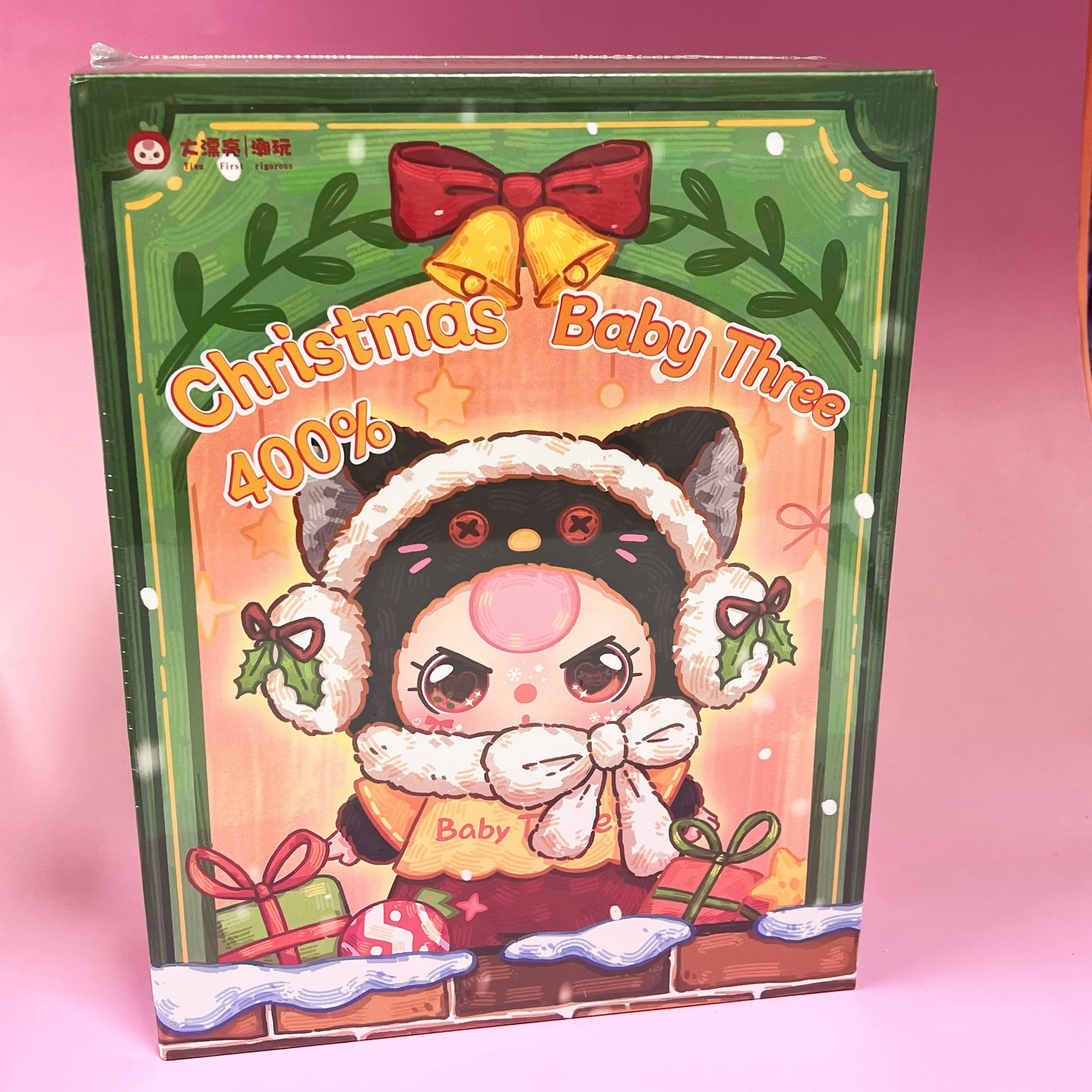 Baby Three Christmas 400% Limited Plush Series Blind Box - POPBOXSS