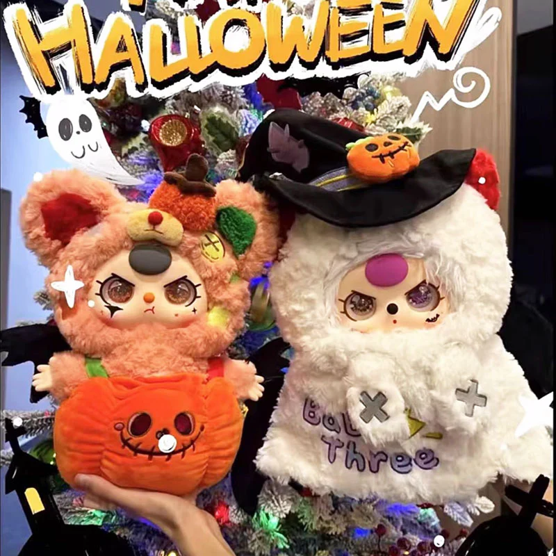 Baby Three 400% Halloween Limited Set Plush Series Blind Box - POPBOXSS