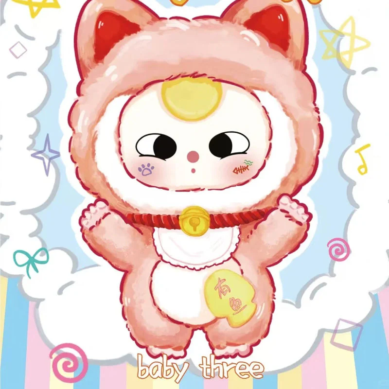 Baby Three Billionaire Cat Plush Series Blind Box - POPBOXSS