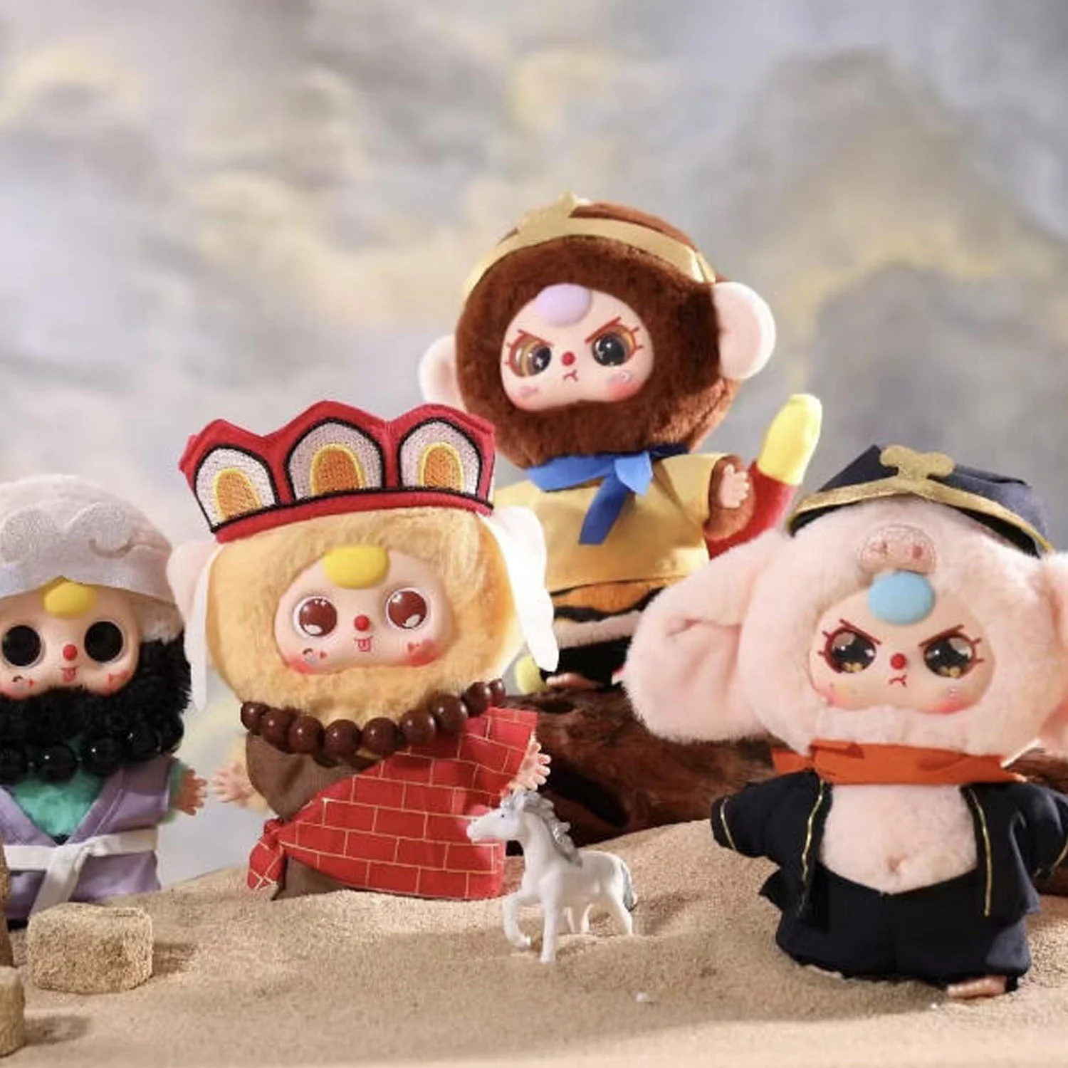 Baby Three Havoc In Heaven Plush Series Blind Box - POPBOXSS