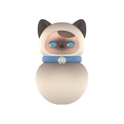 PUCKY Roly-Poly Kitty Series Figures - POPBOXSS