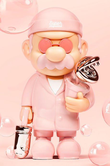 SUPER PROFESSIONAL ESSENTIALS//Bubble Pink - POPBOXSS