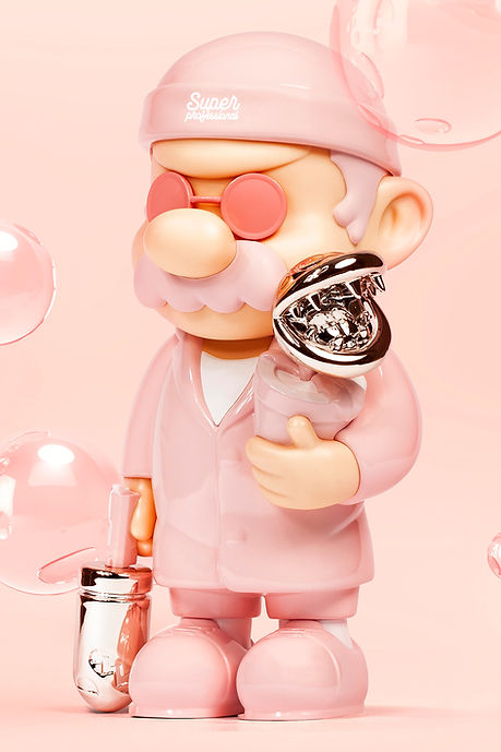 SUPER PROFESSIONAL ESSENTIALS//Bubble Pink - POPBOXSS