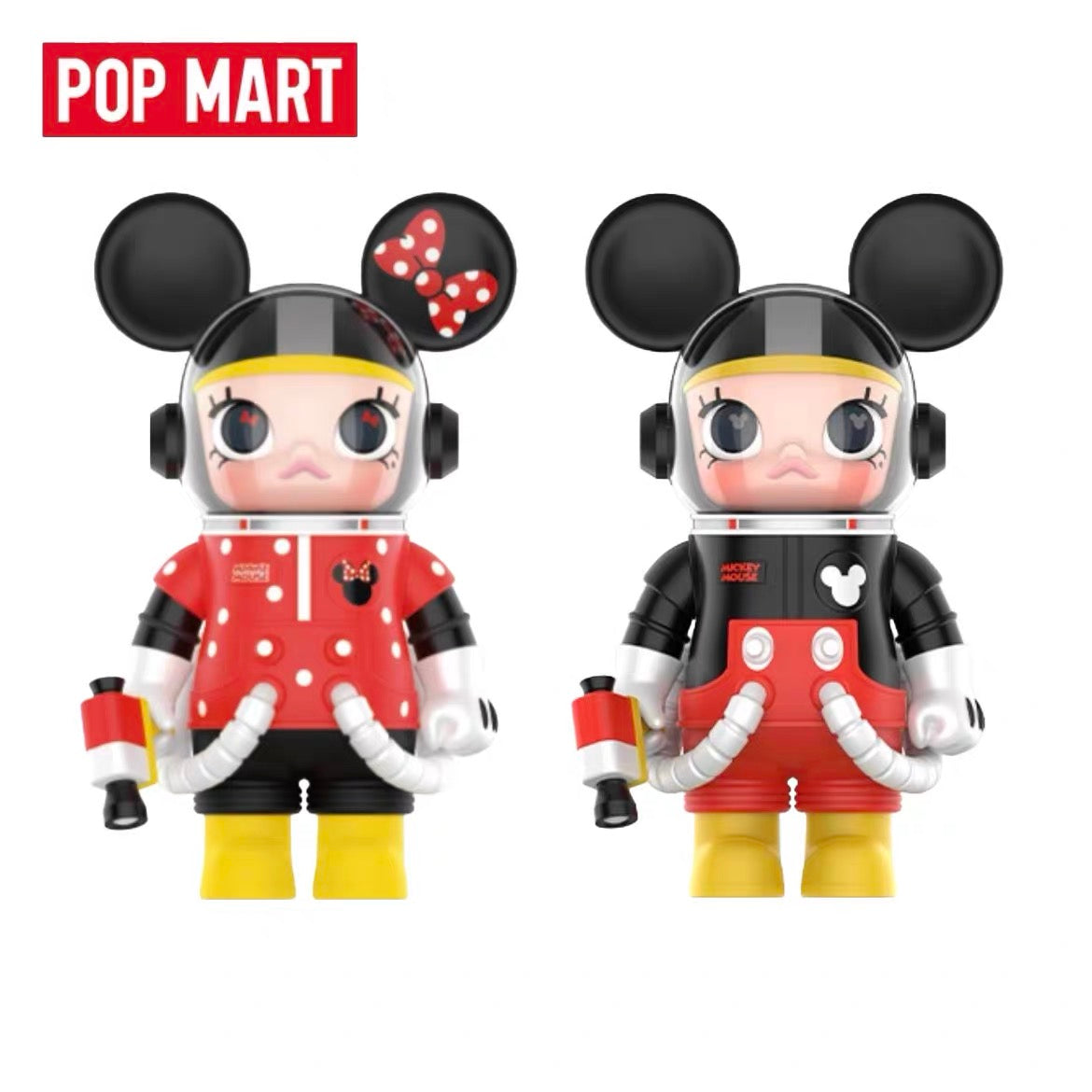 POP MART MEGA SPACE MOLLY 400% MINNIE & MICKEY Series - POPBOXSS
