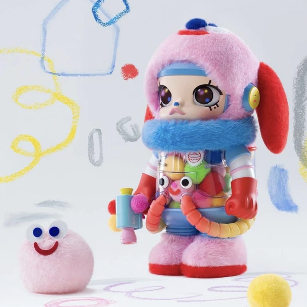 MEGA SPACE MOLLY 400% Jon Burgerman - POPBOXSS