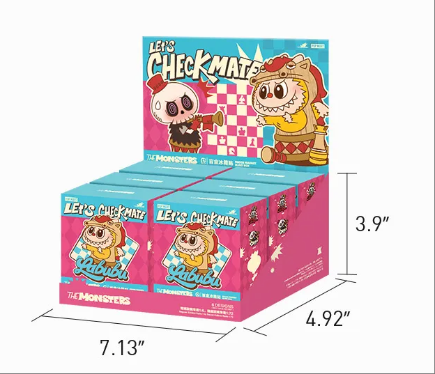THE MONSTERS Let's Checkmate Series.Fridge Magnet Blind Box - POPBOXSS