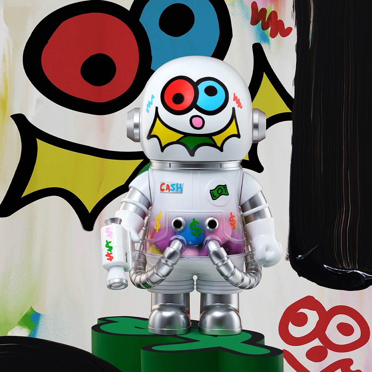 MEGA SPACE MOLLY 400% JON BURGERMAN SPACE CADETS Series Figures, Blind Box - POPBOXSS