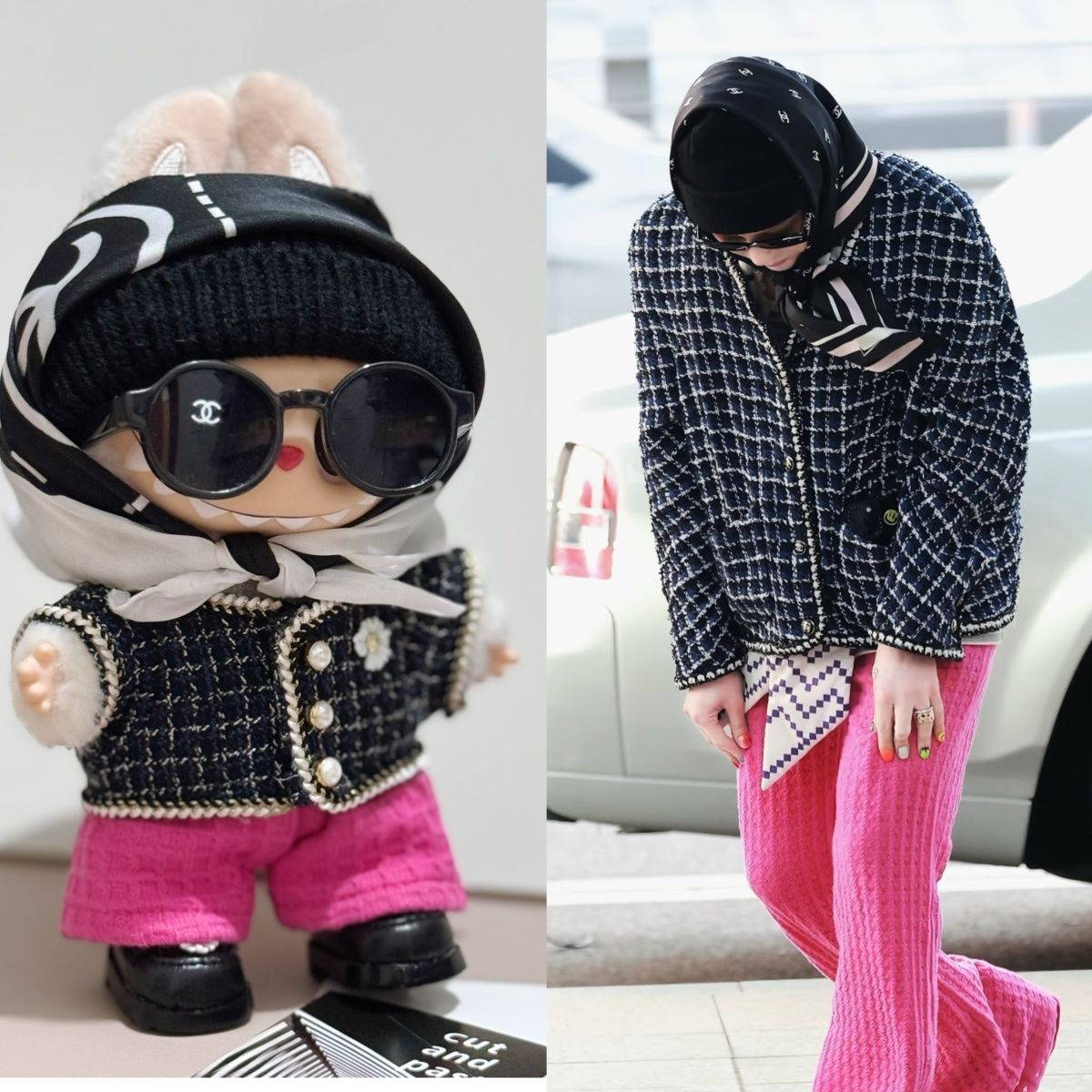 G-Dragon's same style labubu doll clothes（No doll）labubu clothes - POPBOXSS