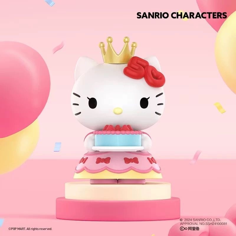 SANRI0 Hello KT 50th Anniversary Series Figures, Blind Box - POPBOXSS