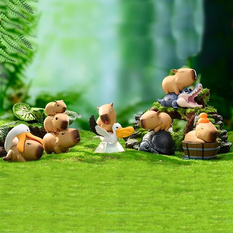 Animal Heavenly Body Capybara Series Figures, Blind Box - POPBOXSS