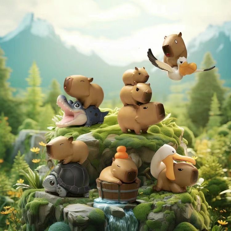 Animal Heavenly Body Capybara Series Figures, Blind Box - POPBOXSS