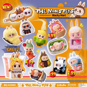 THE MONSTERS LABUBU Wacky Mart Series Figures, Blind Box - Pop Box