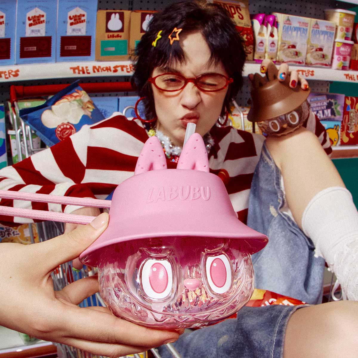 THE MONSTERS LABUBU Wacky Mart Series-Tumbler Blind Box - POPBOXSS