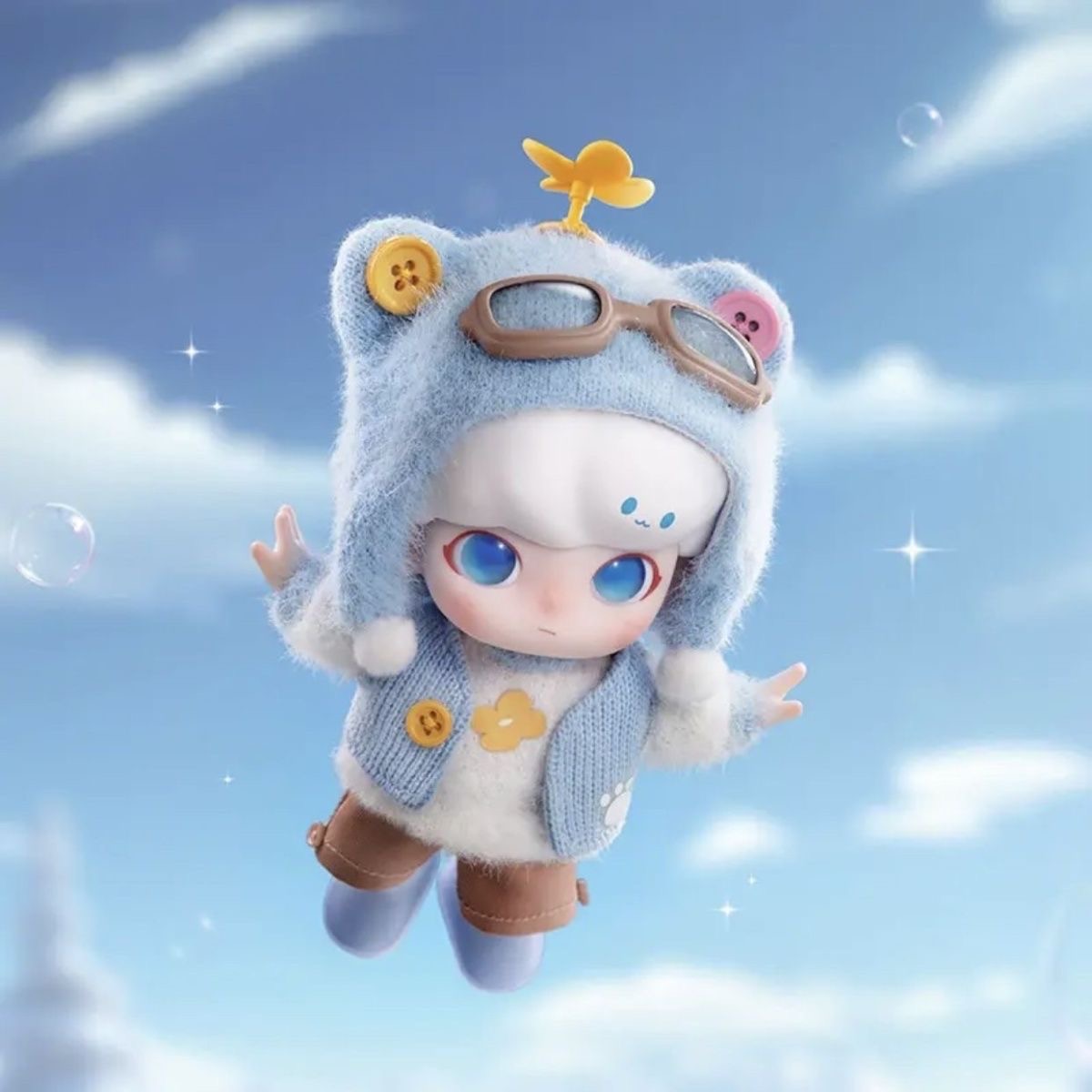 Dimoo Pilot Bear Action Figure - POPBOXSS