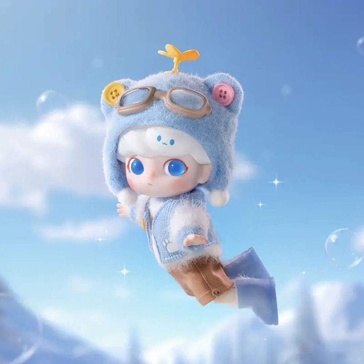 Dimoo Pilot Bear Action Figure - POPBOXSS